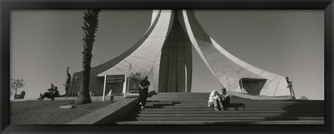 Framed Low angle view of a monument, Martyrs&#39; Monument, Algiers, Algeria Print