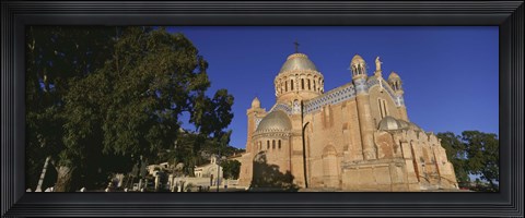 Framed Low angle view of a church, Notre Dame D&#39;Afrique, Algiers, Algeria Print