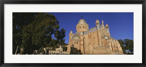 Framed Low angle view of a church, Notre Dame D&#39;Afrique, Algiers, Algeria Print