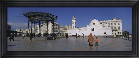 Framed Jamaa-El-Jedid, Algiers, Algeria Print