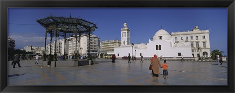 Framed Jamaa-El-Jedid, Algiers, Algeria Print