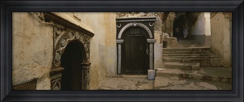 Framed Entrance of a building, Casaba, Algiers, Algeria Print