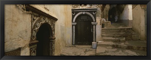 Framed Entrance of a building, Casaba, Algiers, Algeria Print