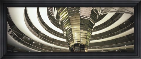 Framed Interiors of a government building, The Reichstag, Berlin, Germany Print