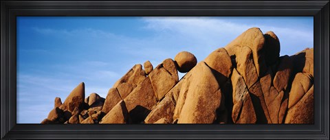Framed Close-up of rocks, Mojave Desert, Joshua Tree National Monument, California, USA Print