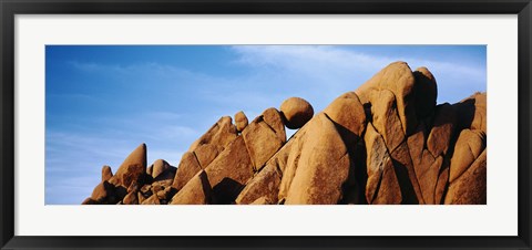 Framed Close-up of rocks, Mojave Desert, Joshua Tree National Monument, California, USA Print