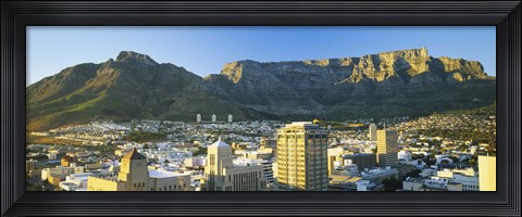 Framed High angle view of a city, Cape Town, South Africa Print