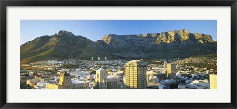 Framed High angle view of a city, Cape Town, South Africa Print