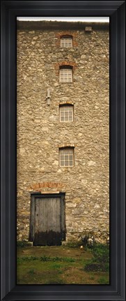 Framed Door of a mill, Kells Priory, County Kilkenny, Republic Of Ireland Print