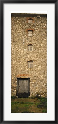Framed Door of a mill, Kells Priory, County Kilkenny, Republic Of Ireland Print