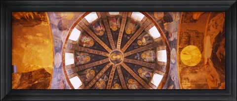 Framed Frescos in a church, Kariye Museum, Holy Savior in Chora Church, Istanbul, Turkey Print