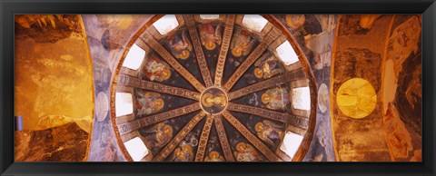 Framed Frescos in a church, Kariye Museum, Holy Savior in Chora Church, Istanbul, Turkey Print