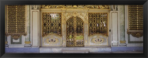 Framed Facade of a conference room, Topkapi Palace, Istanbul, Turkey Print