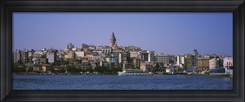 Framed Istanbul skyline, Turkey Print