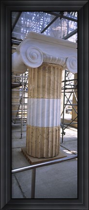 Framed Column in the Acropolis, Athens, Greece Print