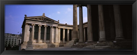 Framed Facade of a building, University Of Athens, Athens, Greece Print