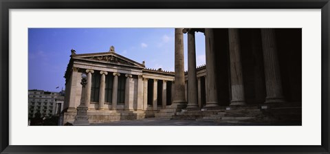 Framed Facade of a building, University Of Athens, Athens, Greece Print