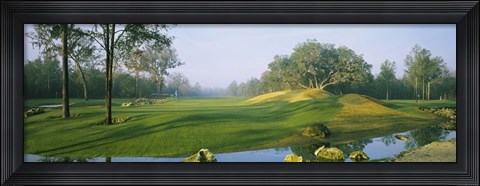 Framed Stream on a golf course, Haile Plantation, Gainesville, Florida, USA Print