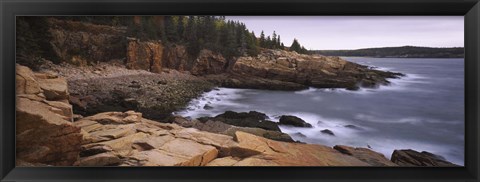 Framed Monument Cove, Mount Desert Island, Acadia National Park, Maine Print