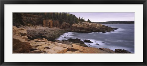 Framed Monument Cove, Mount Desert Island, Acadia National Park, Maine Print