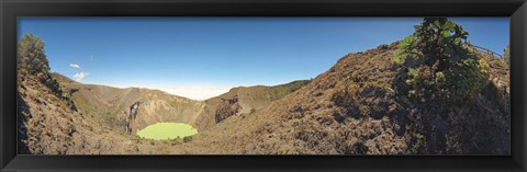 Framed High angle view of a pond on a volcanic island, Arenal Volcano, Costa Rica Print