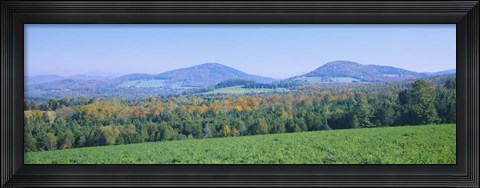 Framed Mountains in Northeast Kingdom, Vermont Print