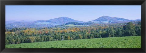 Framed Mountains in Northeast Kingdom, Vermont Print