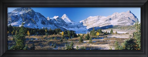 Framed Landscape of Mt Assiniboine Provincial Park Print
