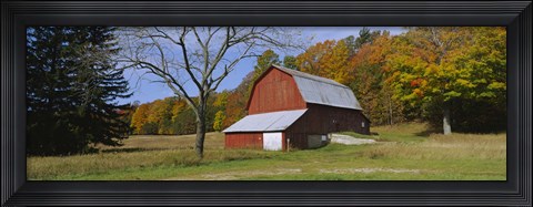 Framed Barn in Sleeping Bear Dunes National Lakeshore Print