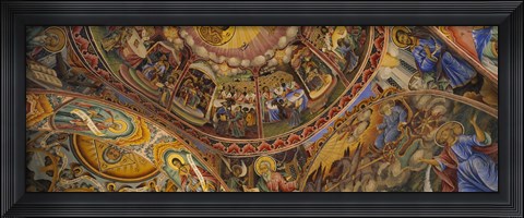 Framed Monastery, Rila Monastery, Bulgaria Print