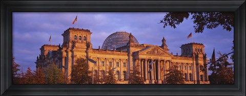 Framed Facade of a building, The Reichstag, Berlin, Germany Print