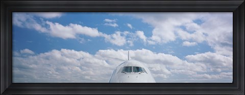Framed High section view of an airplane, Boeing 747, London, England Print