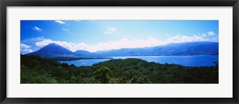 Framed Clouds over a volcano, Arenal Volcano, Costa Rica Print