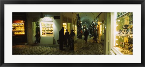 Framed Group of people in a market, Medina, Sousse, Tunisia Print