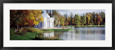 Framed Grotto, Catherine Park, Catherine Palace, Pushkin, St. Petersburg, Russia Print