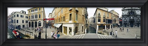 Framed Buildings in a city, Venice, Veneto, Italy Print