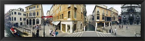 Framed Buildings in a city, Venice, Veneto, Italy Print