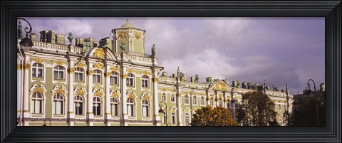 Framed Facade of a palace, Winter Palace, State Hermitage Museum, St. Petersburg, Russia Print
