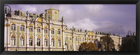 Framed Facade of a palace, Winter Palace, State Hermitage Museum, St. Petersburg, Russia Print