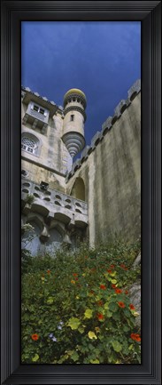 Framed Low angle view of a palace, Palacio De Pina, Sintra, Estremadura, Portugal Print
