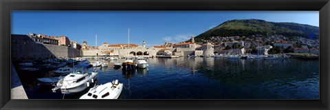 Framed Old City, Dubrovnik, Croatia Print