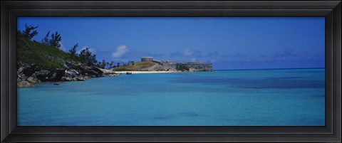 Framed Fortress at the waterfront, Fort St. Catherine, St. George, Bermuda Print