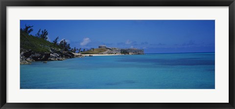 Framed Fortress at the waterfront, Fort St. Catherine, St. George, Bermuda Print