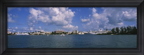 Framed Hamilton harbor, Bermuda Print