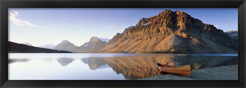 Framed Bow Lake, Banff National Park, Alberta, Canada Print