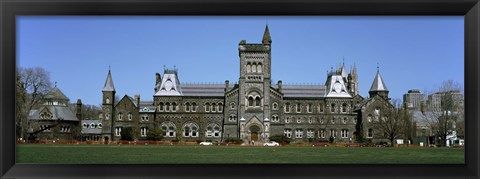 Framed Facade of a building, University of Toronto, Toronto, Ontario, Canada Print