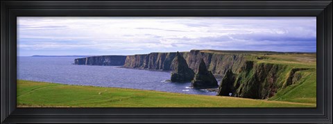 Framed Seascape with coastal cliffs, Ireland. Print