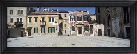 Framed Houses in a town, Campo dei Mori, Venice, Italy Print