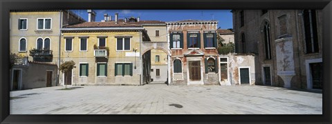 Framed Houses in a town, Campo dei Mori, Venice, Italy Print