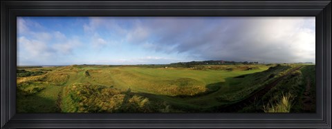 Framed Golf course on a landscape, Royal Troon Golf Club, Troon, South Ayrshire, Scotland Print